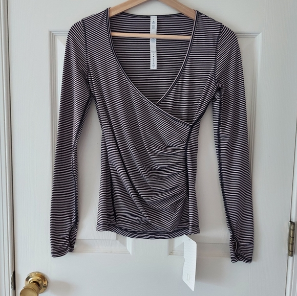 lululemon athletica Tops - NWT Lululemon Mink Berry Sunset Salutation Long Sleeve Top Shirt Size 2